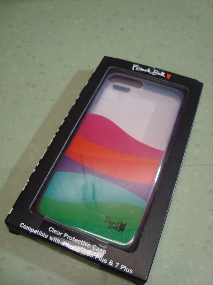 Nueva Funda Protectora Transparente French Bull iPhone 6/6s Plus y 7 Plus Nueva en Caja Foto 1 de 3