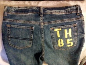 Y2k Tommy Hilfiger Jeans Youth Size 14 Medium Wash Slim- Vintage 1990's/2000's - Picture 1 of 11