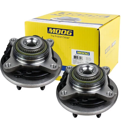 MOOG (2) Front Wheel Hub Bearing Assembly For 04-08 Ford F-150 4WD 515079 w/ ABS Foto 1 de 4