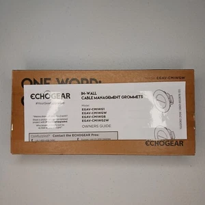 Echogear In-Wall Cable Management Routing Grommet Kit Model EGAV-CMIWGW - Afbeelding 1 van 10