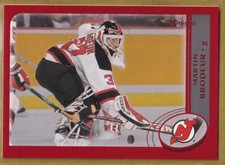 2002-03 Topps O-Pee-Chee Red #3 Martin Brodeur /100 - New Jersey Devils