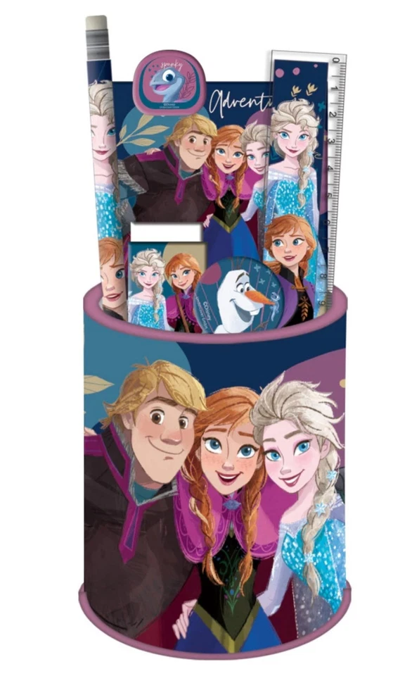Disney Frozen Schreibset In Metallstiftbox 7-teilig - Bild 1 von 1