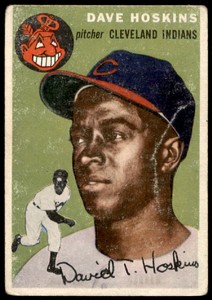 1954 TOPPS DAVE HOSKINS 81 VG RC BASEBALL CLEVELAND INDIANS
