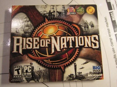 Rise of Nations (PC-CD, 2006) for Windows XP /2000/ME/98/CD new PC CD-ROM - Image 1 of 2