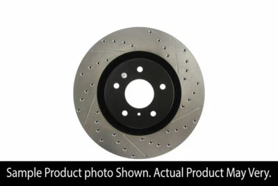 StopTech Sport Drilled Slotted Brake Rotor Front Left for 350Z 03-08 w/ Brembo - Image 1 of 4