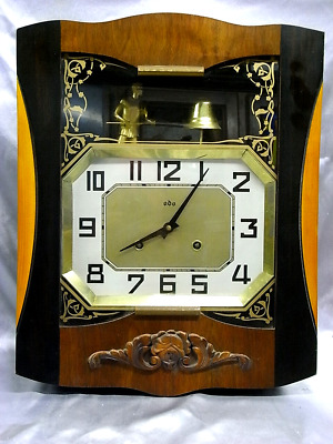 Odo Rare Carillon Jacquemart Pendule Horloge Automate Sonneur De Cloche Pendulum • 60€