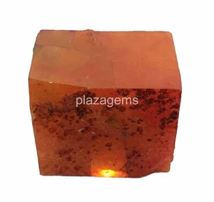 Natural 2427 Ct Cube Rough Sri Lanka Yellow Sapphire Dyed Loose Gemstone 4SUN - Picture 1 of 9