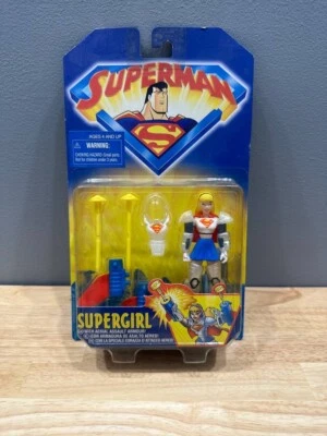 1998 Kenner DC Comic Superman Super Girl  Action Figure with Assault Armour NISP - Изображение 1 из 2