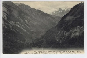 AK Isenfluh mit Blick ins Grindelwald-Tal, 1907 - Picture 1 of 2