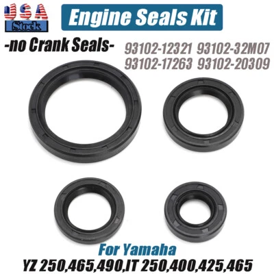 Engine Seals Kit (no Crank Seals) For Yamaha YZ 250,465,490,IT 250,400,425,465 - Image 1 of 4