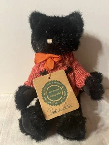 Boyds Bears Halloween schwarze Katze "Punkin Puss" Archiv Sammlung 8,5" Vintage - Bild 1 von 13