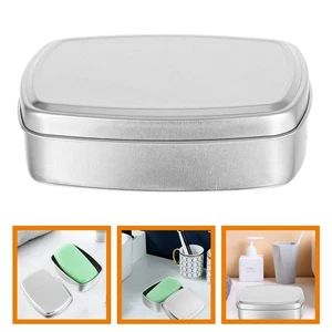 6 Pcs Aluminum Box Scent Small Bins with Lids Soap Bar Container - Picture 1 of 12