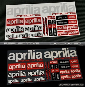 Reflective decals stickers graphic set for aprilia RSV4 Tuono V4 RS660 RS SR125 - Bild 1 von 10
