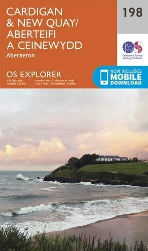 Cardigan and New Quay, Aberaeron (Map) OS Explorer Map - Image 1 of 1