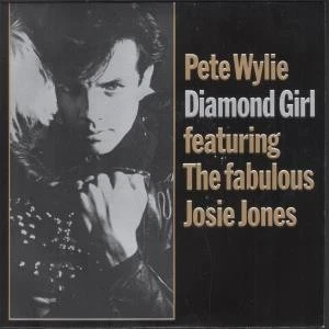 Pete Wylie Diamond Girl 7" vinyl UK Mdm 1986 in pic sleeve MDM12 - Image 1 of 3