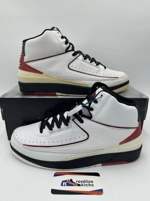 Hombres Talla 10.5 Air Jordan 2 Retro Chicago Bulls Rojo Universitario 2004 308308-361 ¡NUEVO! Foto 1 de 4