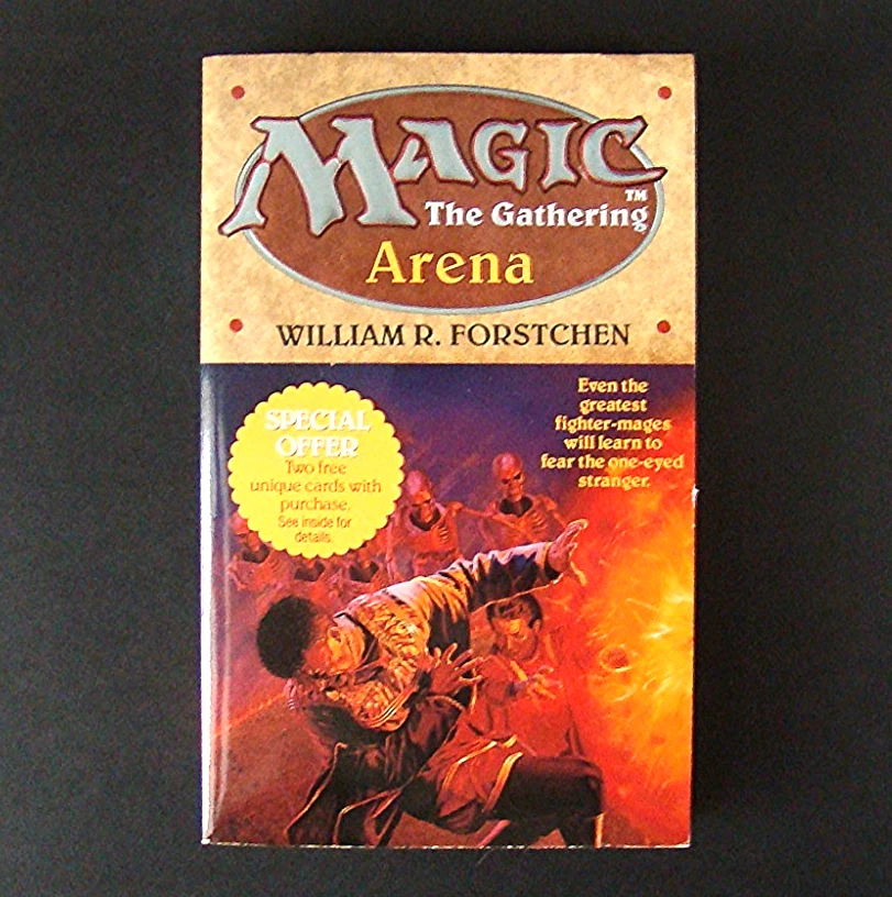 Magic The Gathering Arena By William R. Forstchen 1994 Novel Rare OOP 90s - Image 1 of 3
