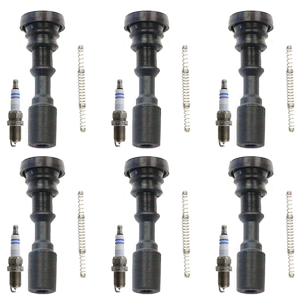 Bosch 6 bujías dobles de iridio y kit de arranque de bobina de encendido Denso para Santa Fe Foto 1 de 1