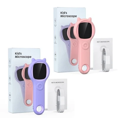 Microscope Portable Handheld Magnifying Glass for Kids Digital for Kids - Image 1 of 4