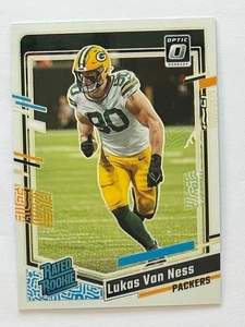 Lukas Van Ness, 2023 Donruss Optic Football, Rated Rookie #240 Packers - Bild 1 von 2