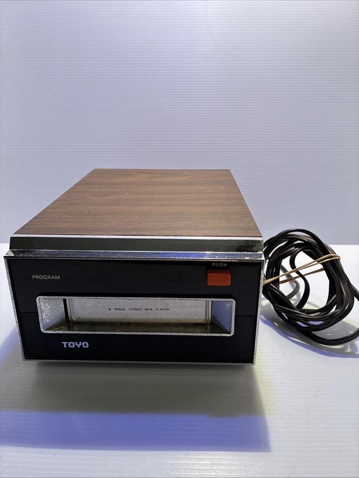 Reproductor de 8 pistas/encendido vintage Toyo Ch-322A SIN PROBAR Foto 1 de 4