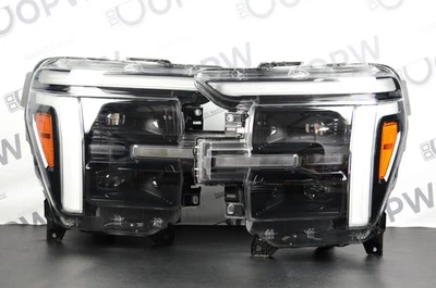 ¡Perfecto! ¡Completo! Par de faros LED negros platino Ford F-150 2024-2025 OEM Foto 1 de 4