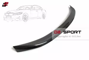 Carbon Fiber MP Style Trunk Spoiler fits 2019-2023 BMW G20 3-Series Sedan G80 M3 - Picture 1 of 1