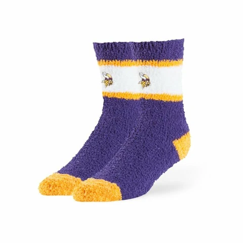 NFL UNISEX Diggory Fuzzy Half Crew Sock Cover