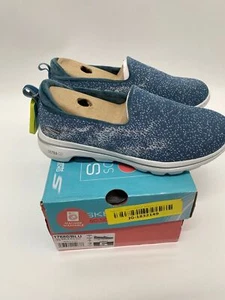 SKECHERS GO WALK 5 SO SO SOFT TALLA 5 SLIP ON AZUL CLARO NUEVO - Imagen 1 de 5