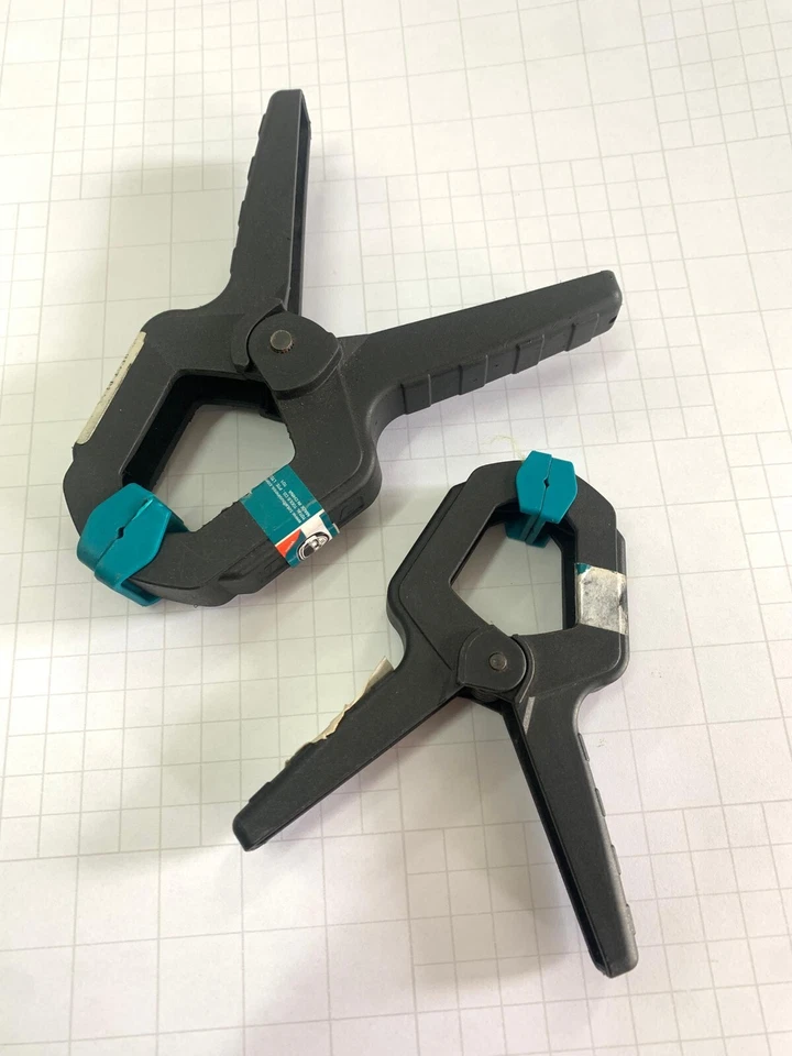 Heavy Duty Plastic Spring Clamp Set DIY Multi-Purpose - Image 1 of 4