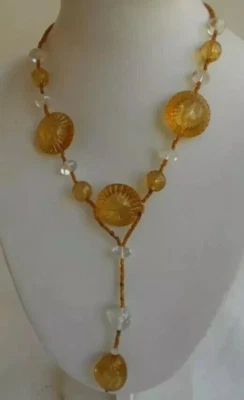 COLLANA CON PENDENTE MARGHERITA BUONANNO design made in Italy - Immagine 1 di 4