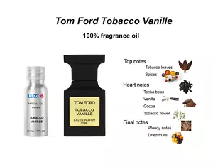 Tobacco Vanille Fragrance Concentrate Oil 50 ml / 1.7 fl oz Unisex Switzerland - Picture 1 of 1