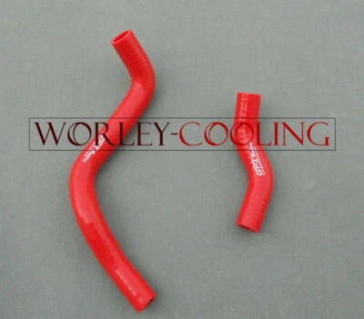 FOR Honda CR250 CR250R 1997 1998 1999 97 98 99 silicone radiator hose RED new - Imagem 1 de 2