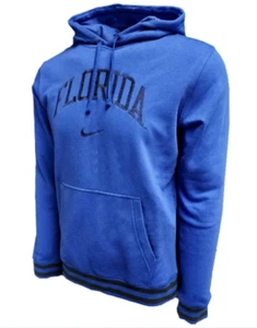 NIKE Florida Gators Blue Alumni Retro Fleece HOODIE PULLOVER Men's Size XXL NEW - Picture 1 of 7