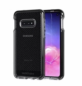 TECH21 Evo Check Case for Samsung Galaxy S10e - Smokey Black - Picture 1 of 5