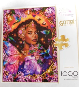 Flights Of Fantasy Glitter Edition-Buffalo Games-1000 Piece Puzzle - Picture 1 of 3