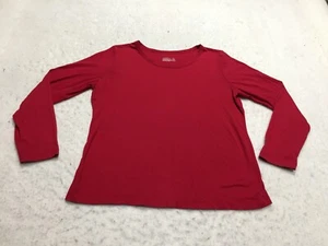 Gilligan & O'Malley Sleepwear Shirt Womens 2XL Red Long Sleeve Crew Neck - Picture 1 of 11