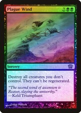 Plague Wind FOIL 8th Edition NM Black Rare MAGIC THE GATHERING CARD ABUGames