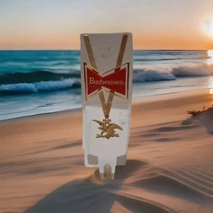  Vintage Budweiser Bud King of Beers Acryl Zapfhahn Griff getestet - Bild 1 von 4