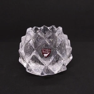 Orrefors Crystal Firefly Artichoke Tea Light Candle Holder Nimbus Votive - Picture 1 of 6