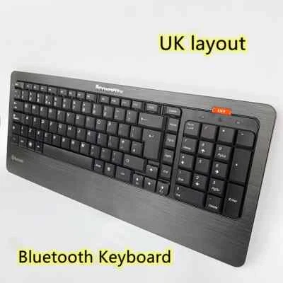 British English UK layout Bluetooth Keyboard JME8002B For Lenovo HP DELL - Image 1 of 4