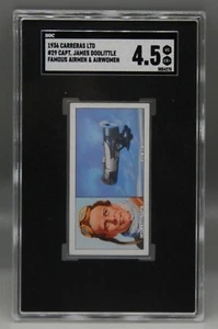 1936 Carreras FAMOUS AIRMEN & AIRWOMEN tobacco card #29 JAMES DOOLITTLE SGC 4.5 - Picture 1 of 3