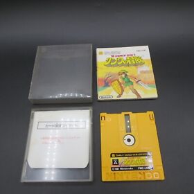 The Legend of Zelda 2 Link Adventure Famicom Disk System with Manual Japanese