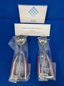 KitchenAid 2-Piece Medium and Large Cookie Scoop Set - Empire Red - Picture 1 of 4