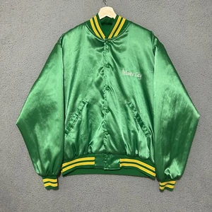 Vintage Birdie Satin Bomberjacke Herren L Atlantic City gesteppt Made In USA 1999 - Bild 1 von 11