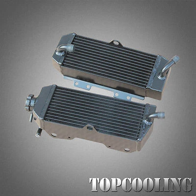 Aluminum Radiator Black Fit Yamaha YZ 400F 426F WR 450F 2000-2006 2 Row A Pair - image 1 of 4