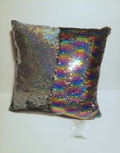Magic Sequins Throw Decorative Pillow  17"x17" - Picture 1 of 5
