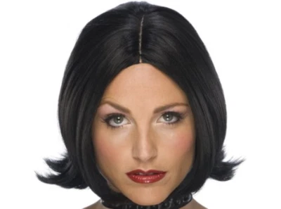 Rubie's Black Va Vamp Wig Halloween Adult Costume Accessory NEW - Image 1 of 3