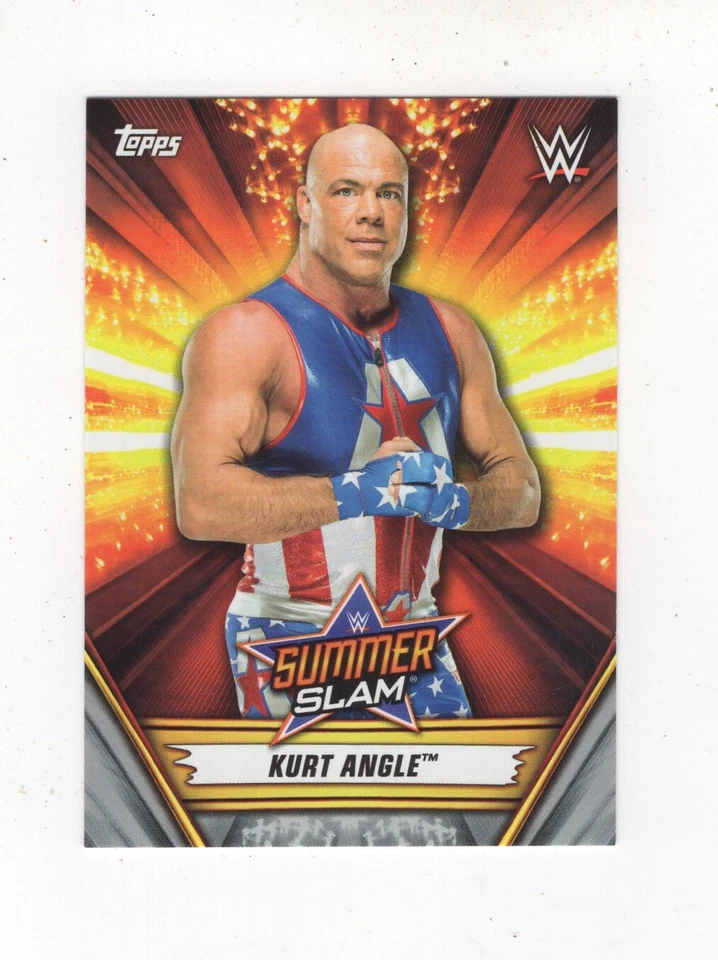 2019 TOPPS WWE SUMMERSLAM WRESTLING - KURT ANGLE #12 - Image 1 of 1