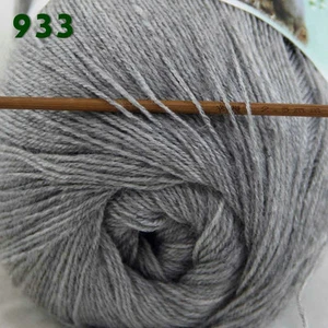 SALE 1 Knäuel x 50g SPITZE Acryl Wolle Kaschmir Handstricken Baby Garn 933 grau - Bild 1 von 24